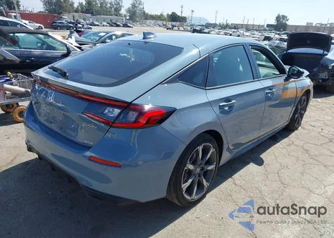 2025 Honda Civic Hybrid Sport Touring from USA, damaged, VIN JHMFL4H9XSX005002